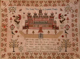 Het Zuidelijke Uitzicht van de Tempel van Salomo, 1835